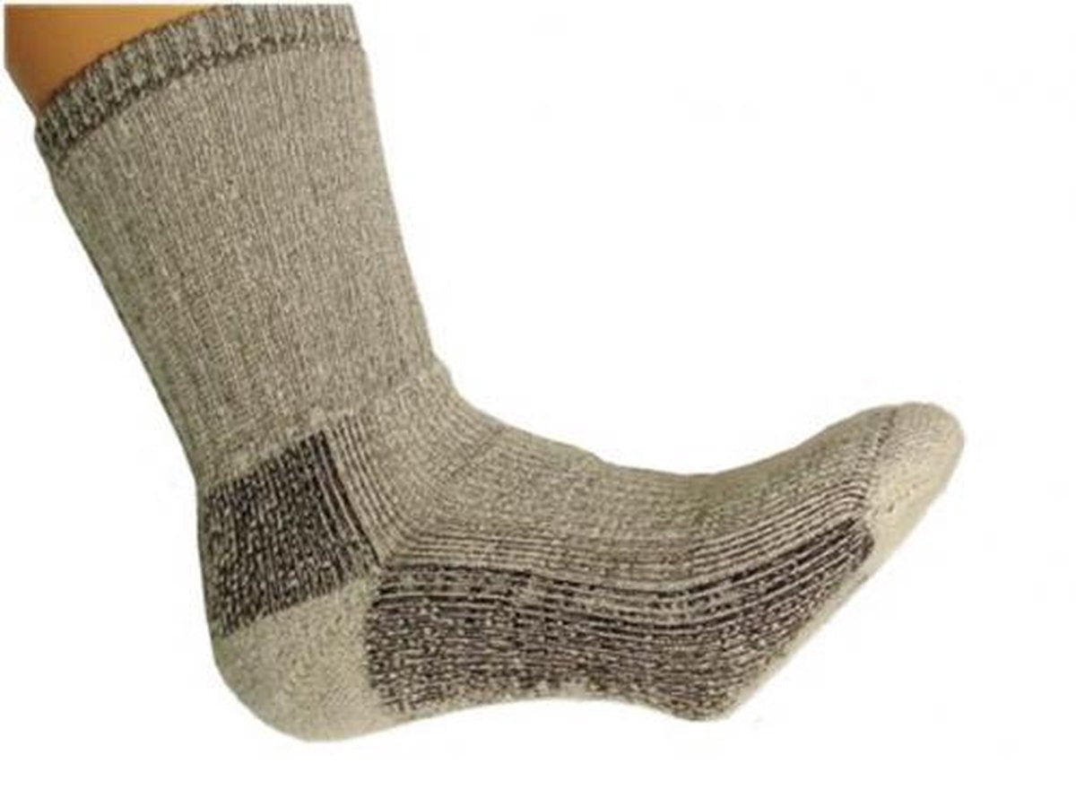 Eureka zachte merino wollen thermosokken S5 - unisex - grijs - maat 46-48