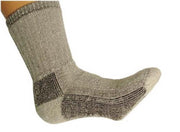 Eureka zachte merino wollen thermosokken S5 - unisex - grijs - maat 46-48