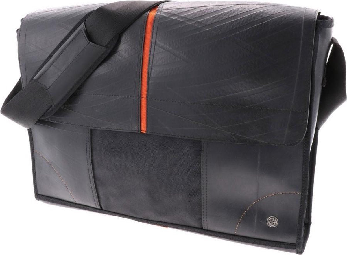 Portatil - 16/17 inch laptoptas autoband - oranje
