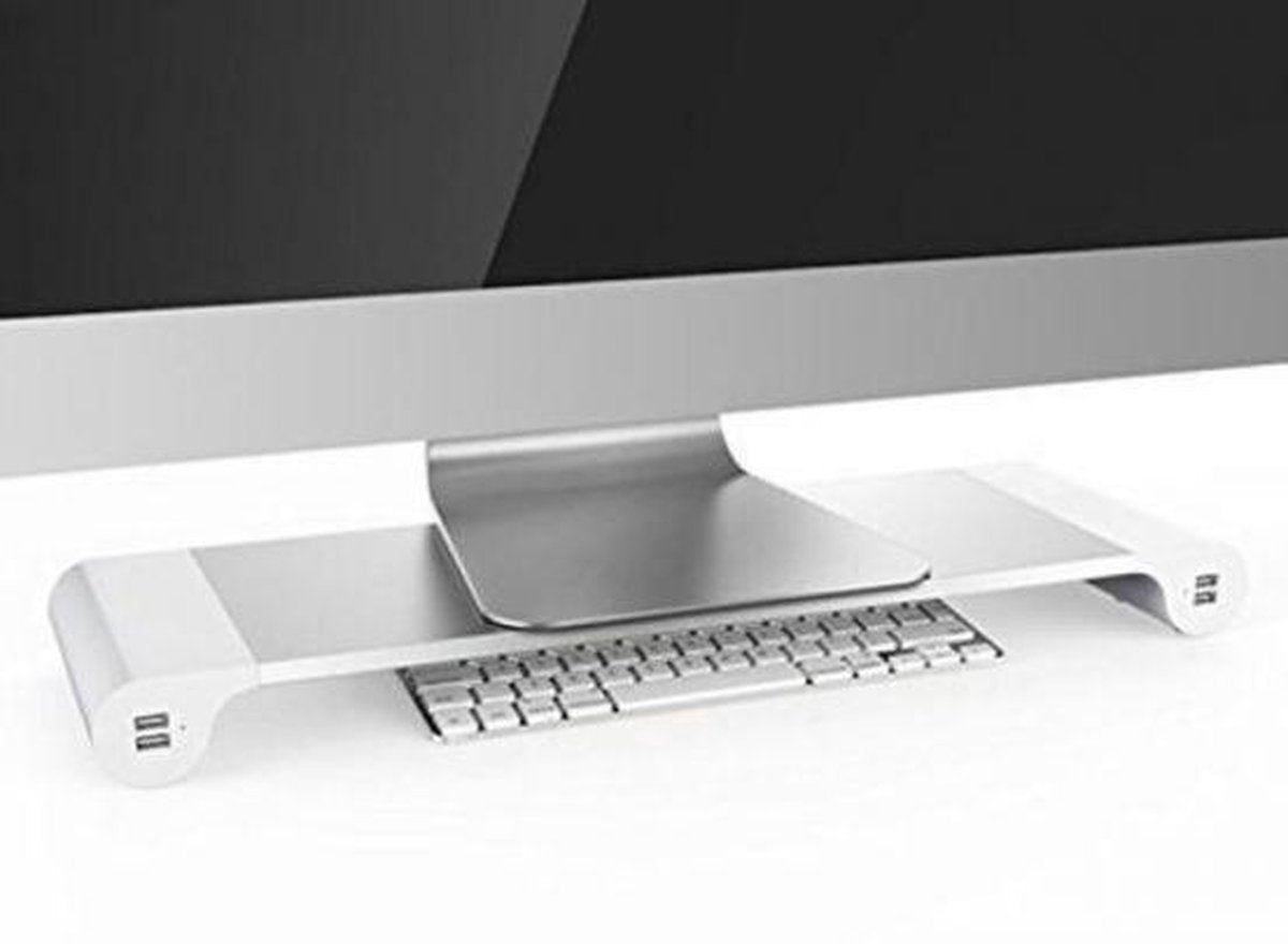 Soundlogic Spacebar - Monitorstandaard - Met 4 USB laadpunten