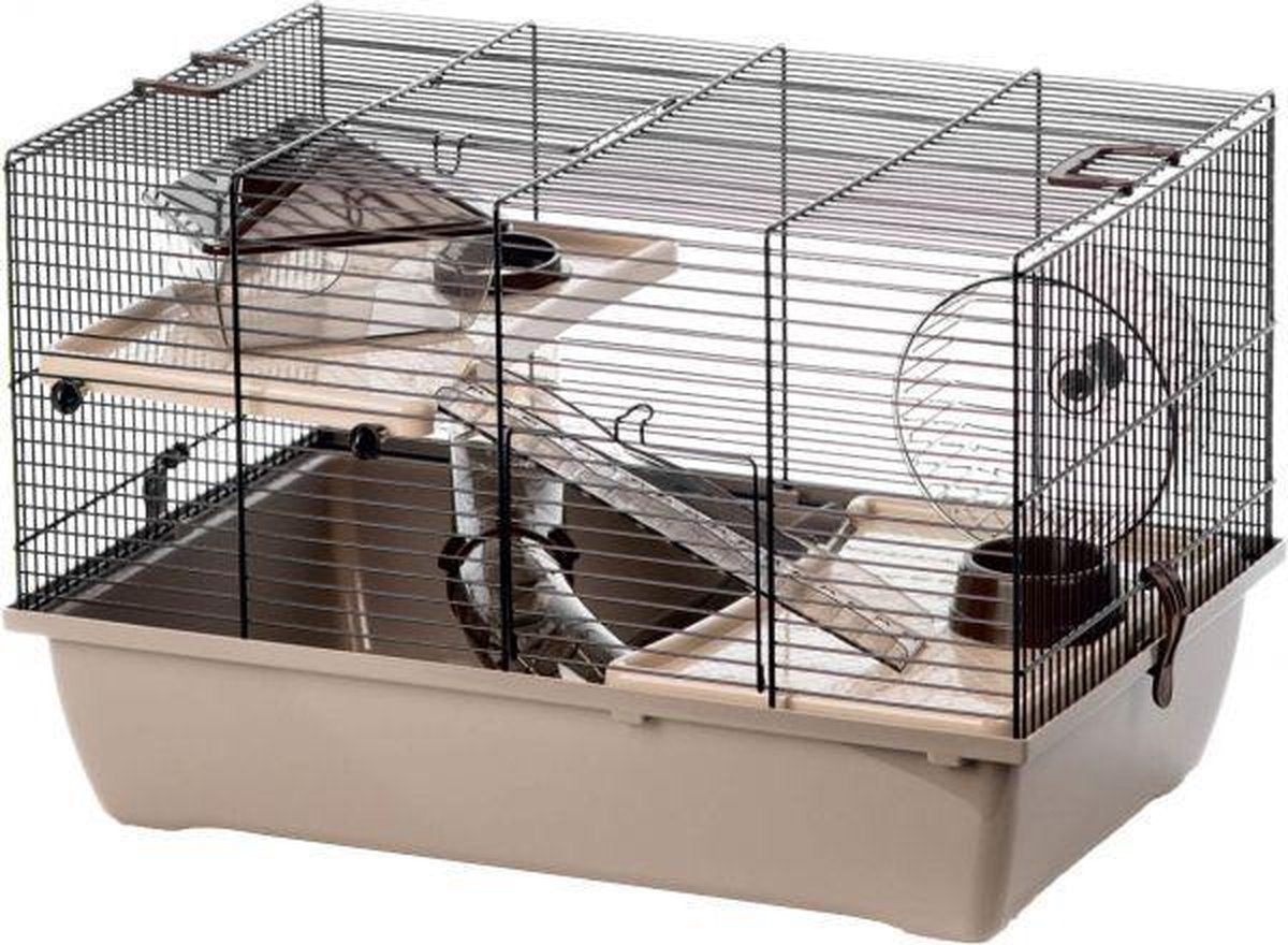 Interzoo hamsterkooi pinky2 mocca