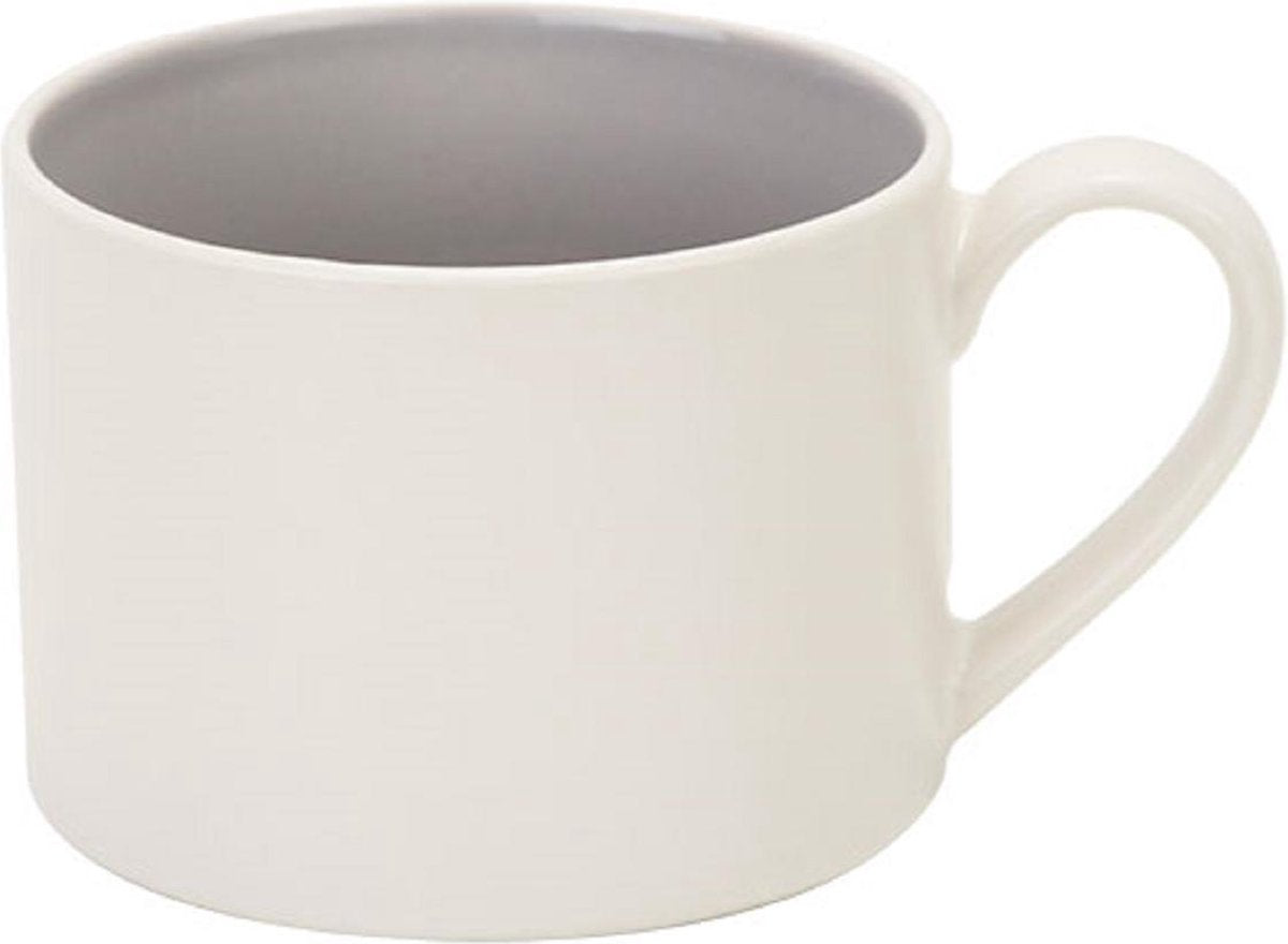 Cosy en Trendy Pirouette Koffietassen 22cl Porselein D8xh6cm - (Set van 6) En Yourkitchen E-kookboek - Heerlijke Smulrecepten