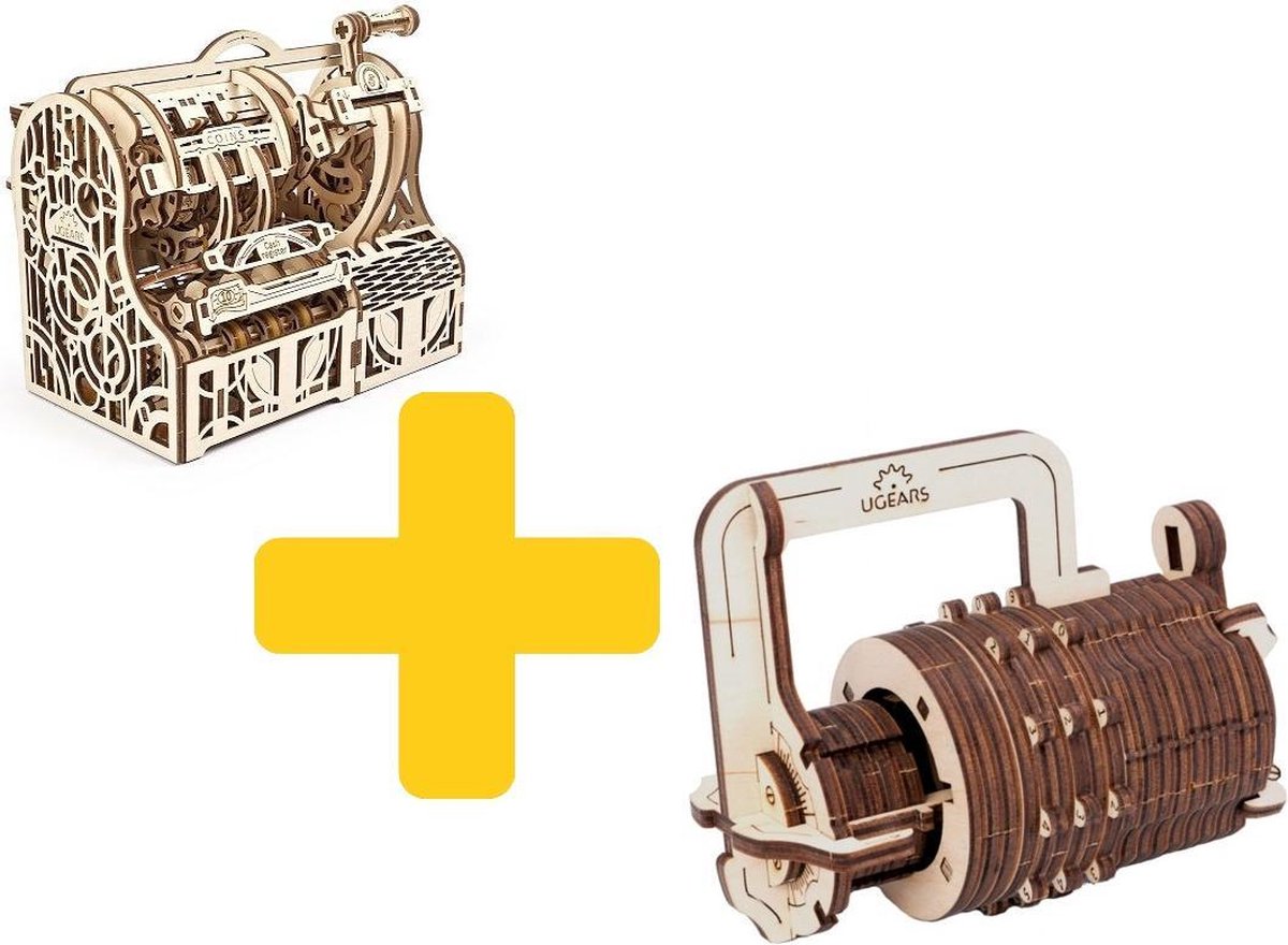UGears modelbouw hout voordeelpakket Combi Codes
