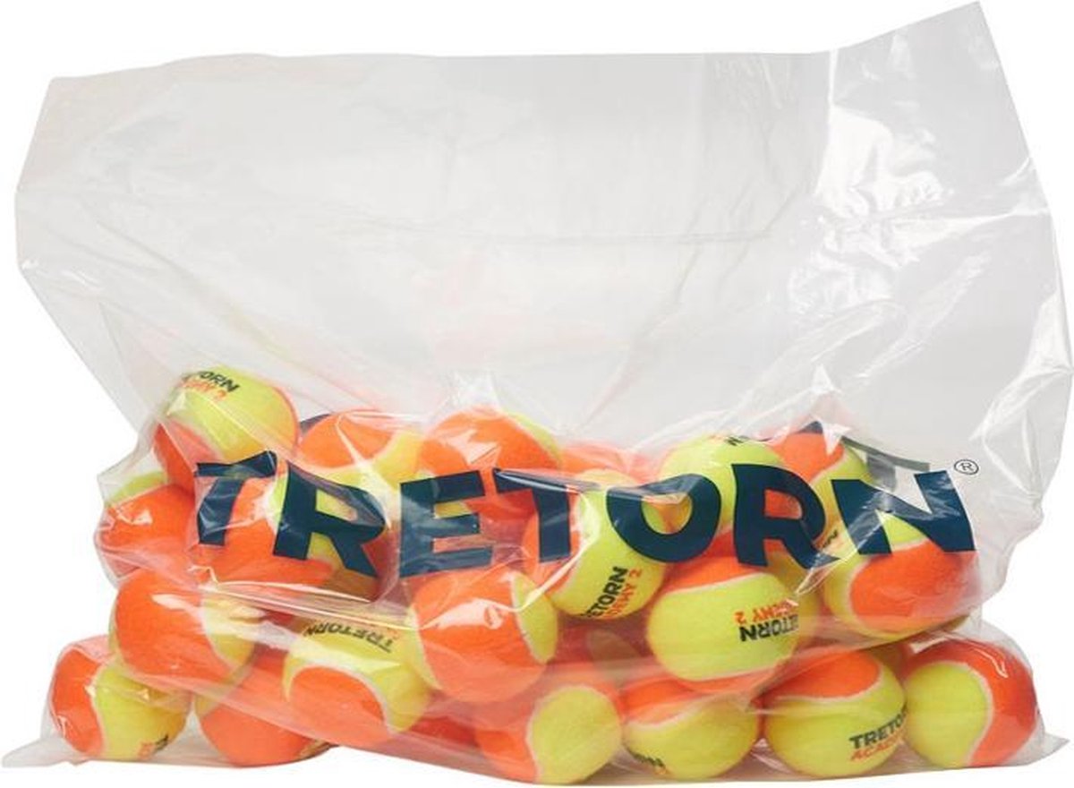 Tretorn Academy Oranje - Tennisballen - 36st. Stage 2