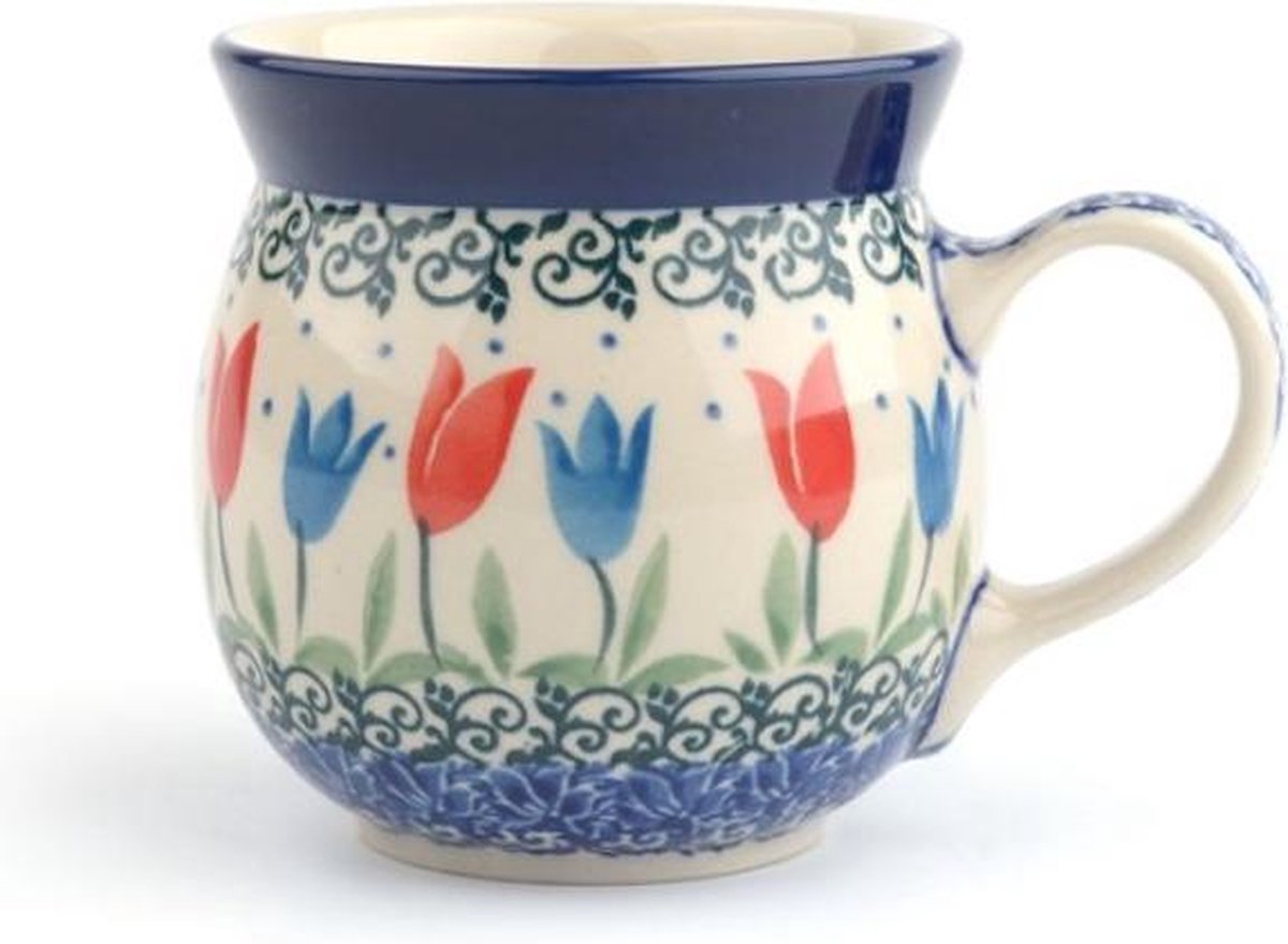 Bunzlau Farmer Mug Tulip Royal