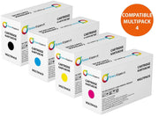 HP 508A zwart CF360A (standaard)HP 508A cyaan CF361A (standaard)HP 508A geel CF362A (standaard)
