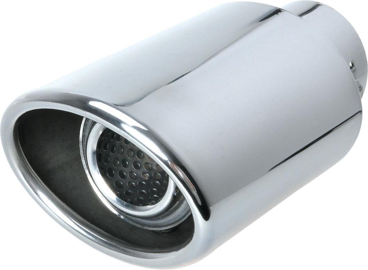 Automax Uitlaat sierstuk  - Ovaal - Montage tot 46 mm - Zilver
