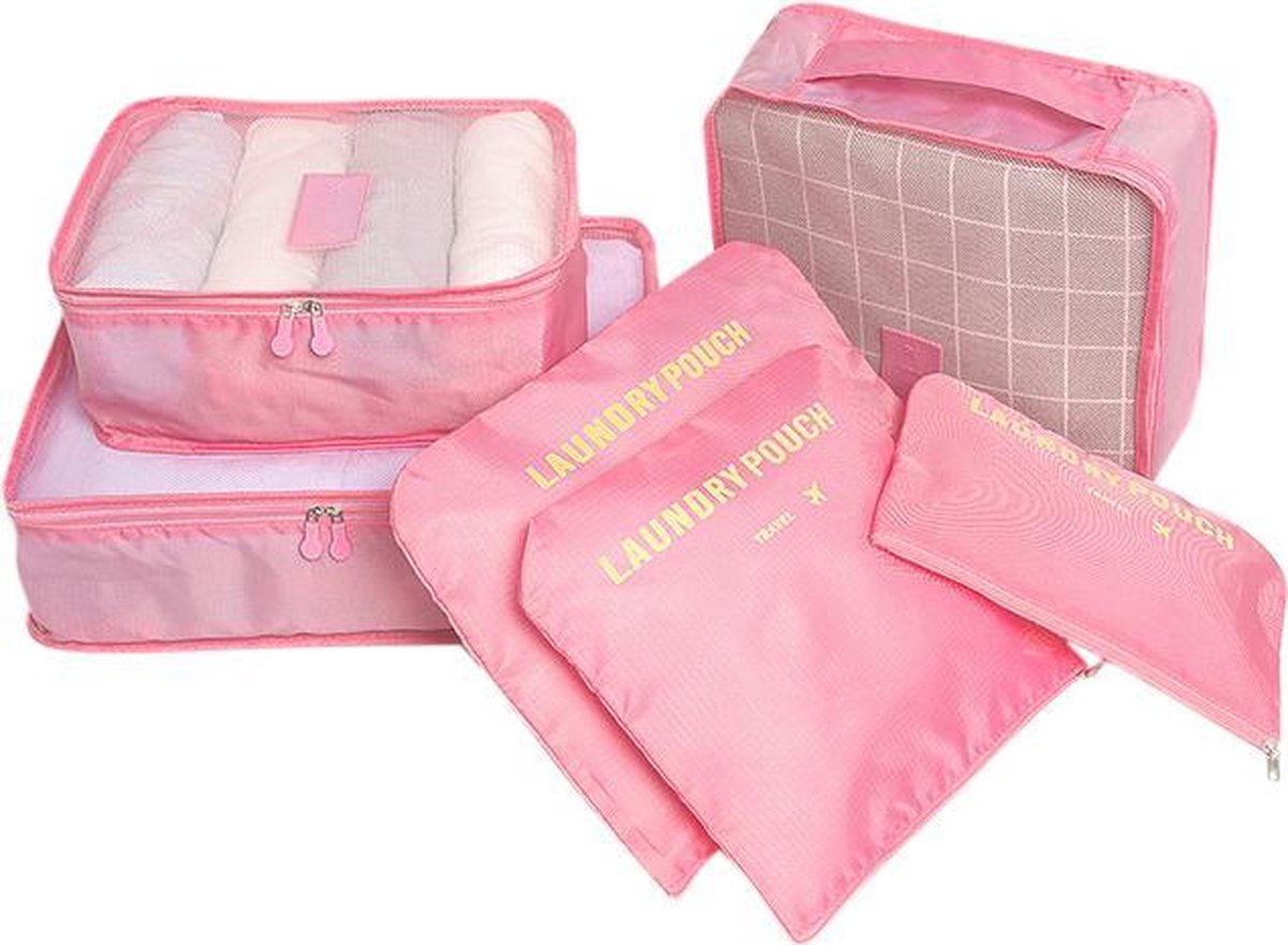Packing cubes set - koffer of tas organizer - inpak zakken