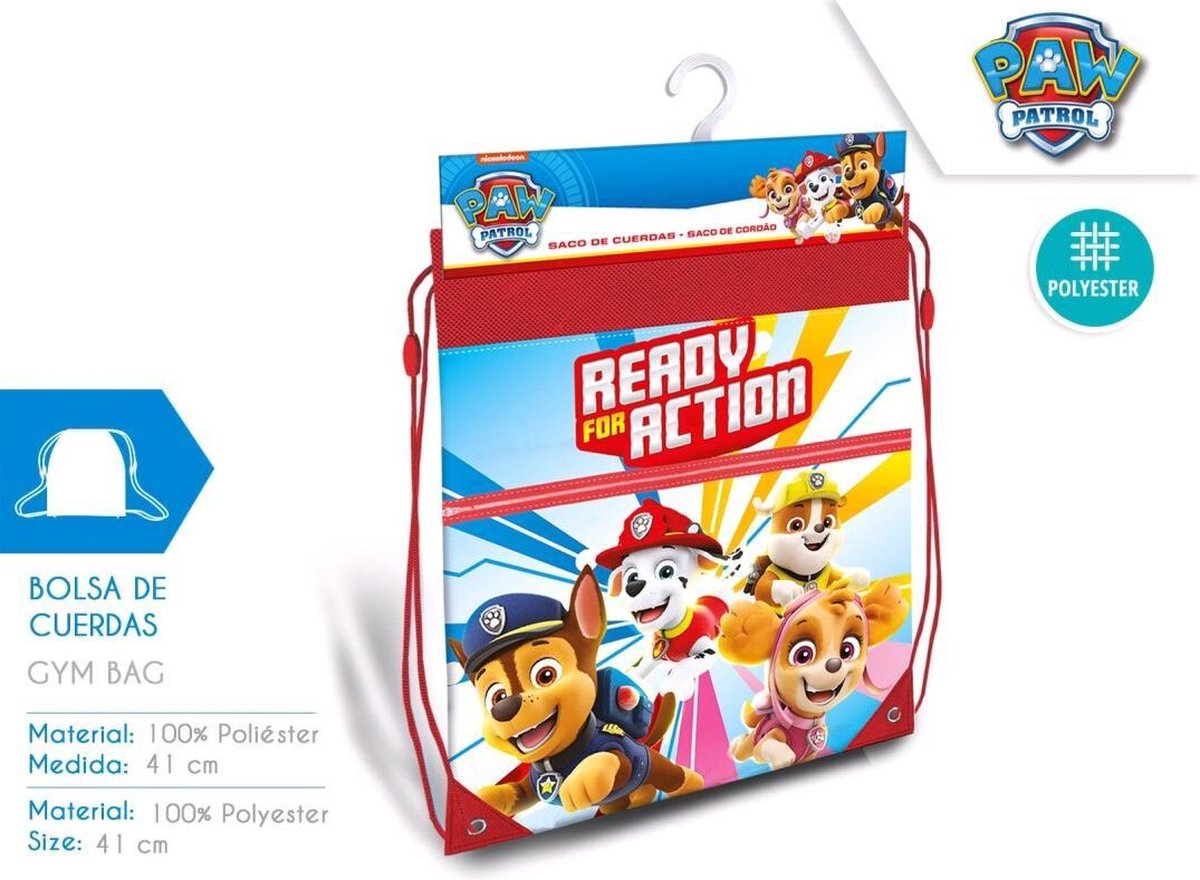 Paw Patrol zwemtas/ gymtas - Ready to action