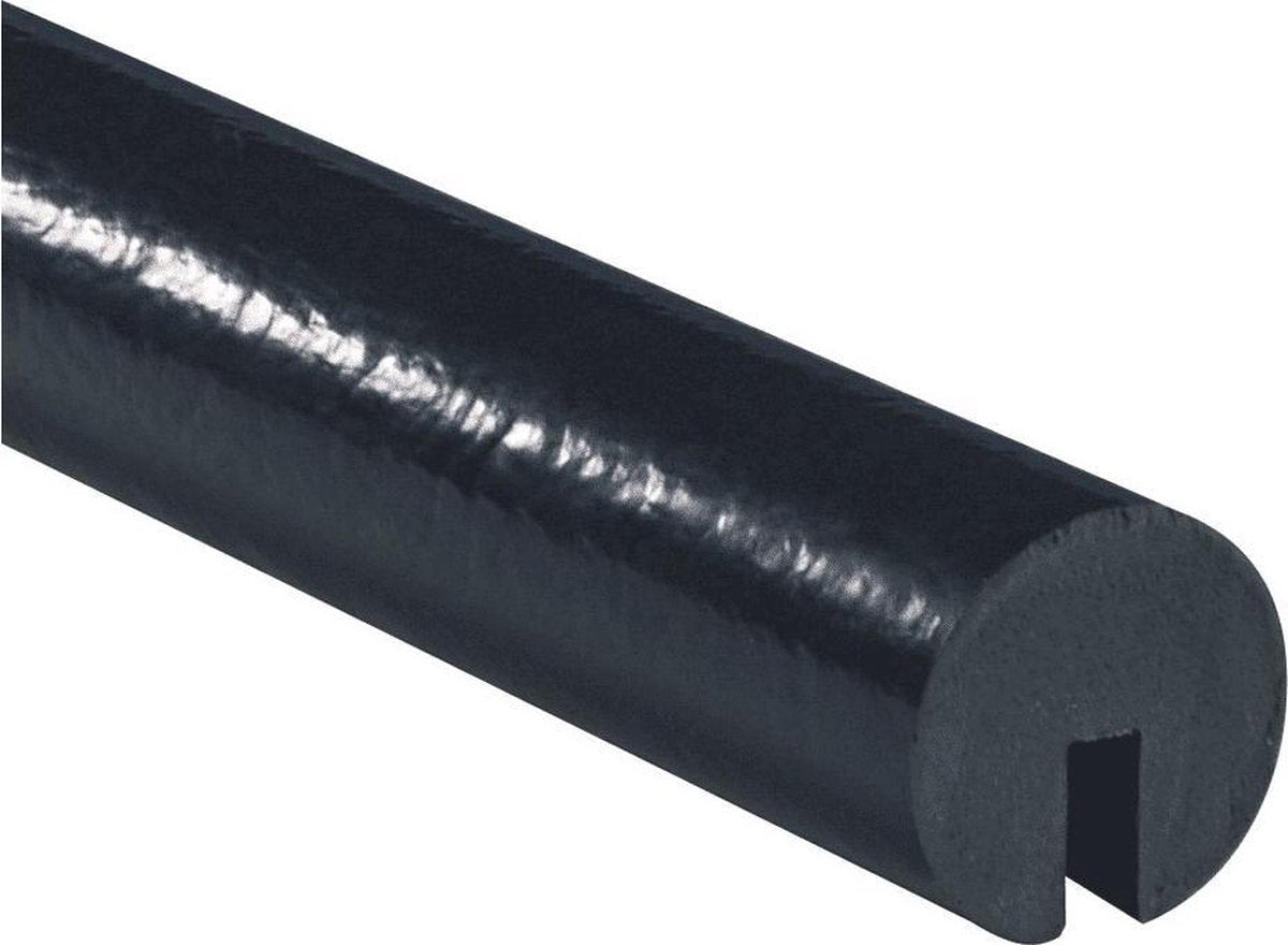 Stootrand kantbeschermingsprofiel Type B+ lengte 1 m Zwart