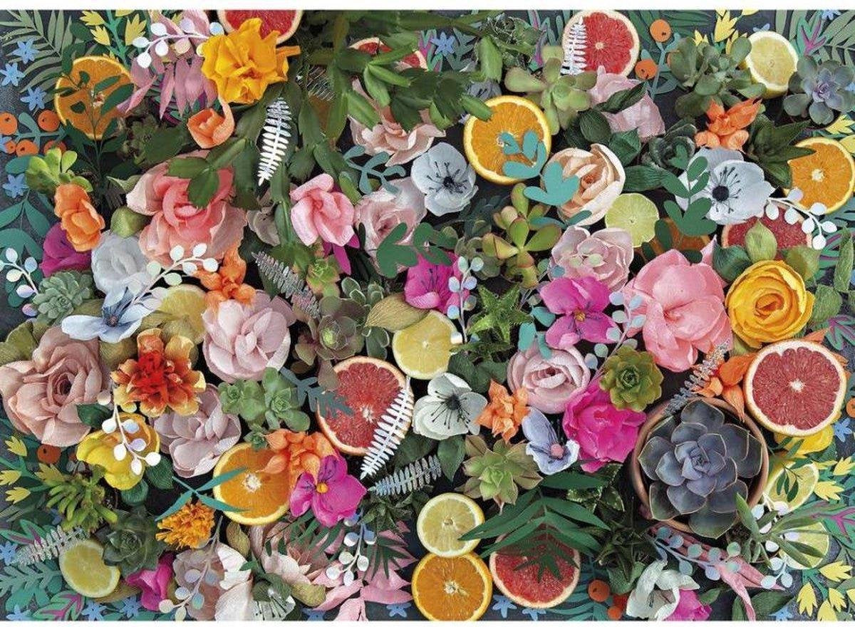 Gibsons puzzel Paper Flowers - 1000 stukjes