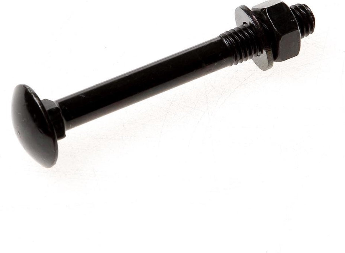 GB Slotbout zwart m8 x 90mm 45890