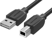 USB naar printer kabel lengte 5 meter (500cm) / Zwart / A To B Male To Male