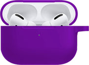 Hoes voor Apple AirPods Pro Hoesje Siliconen Case - Paars