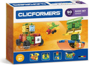 Clicformers bouwblokken - Basis 90 onderdelen - Bouwset