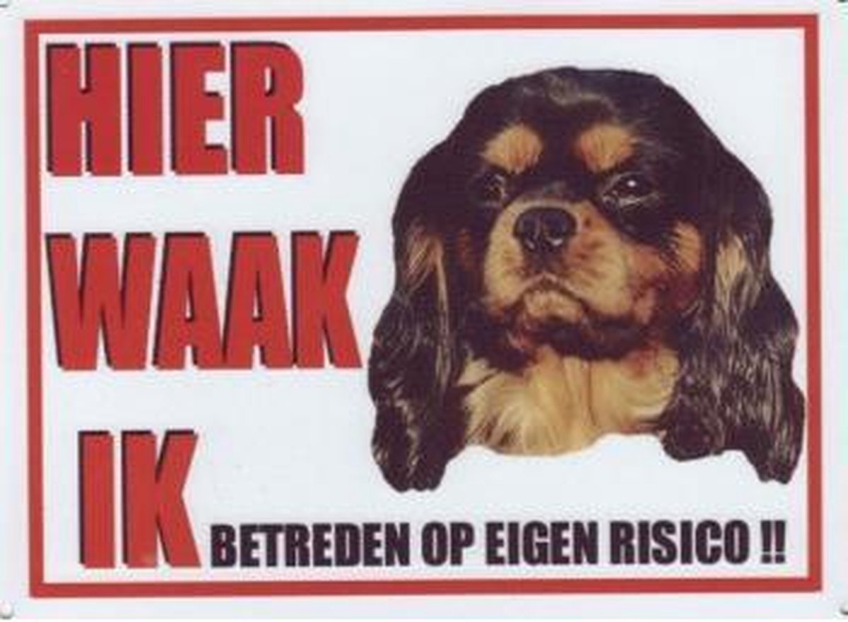 Waakbord Alu Cavalier black and tan