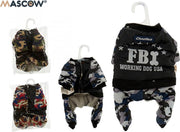 Dog Coat Fbi - Mascow - Camouflage Green - Size S