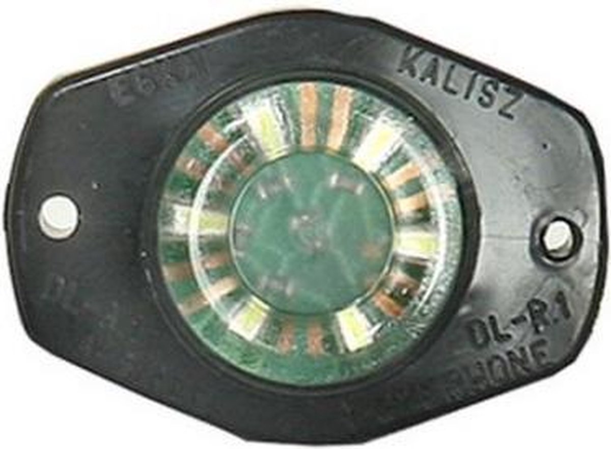 Platte LED auto unit - lamp 6x LED wit - 12V / 24V