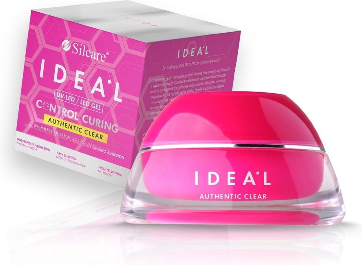 Silcare - Ideal Uv/Led Gel Gel Builds Into Authentic Clear 50G