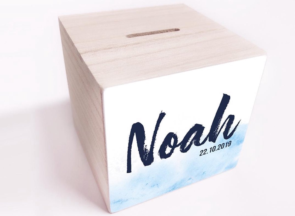 BrandLux Spaarpot | Watercolor blue