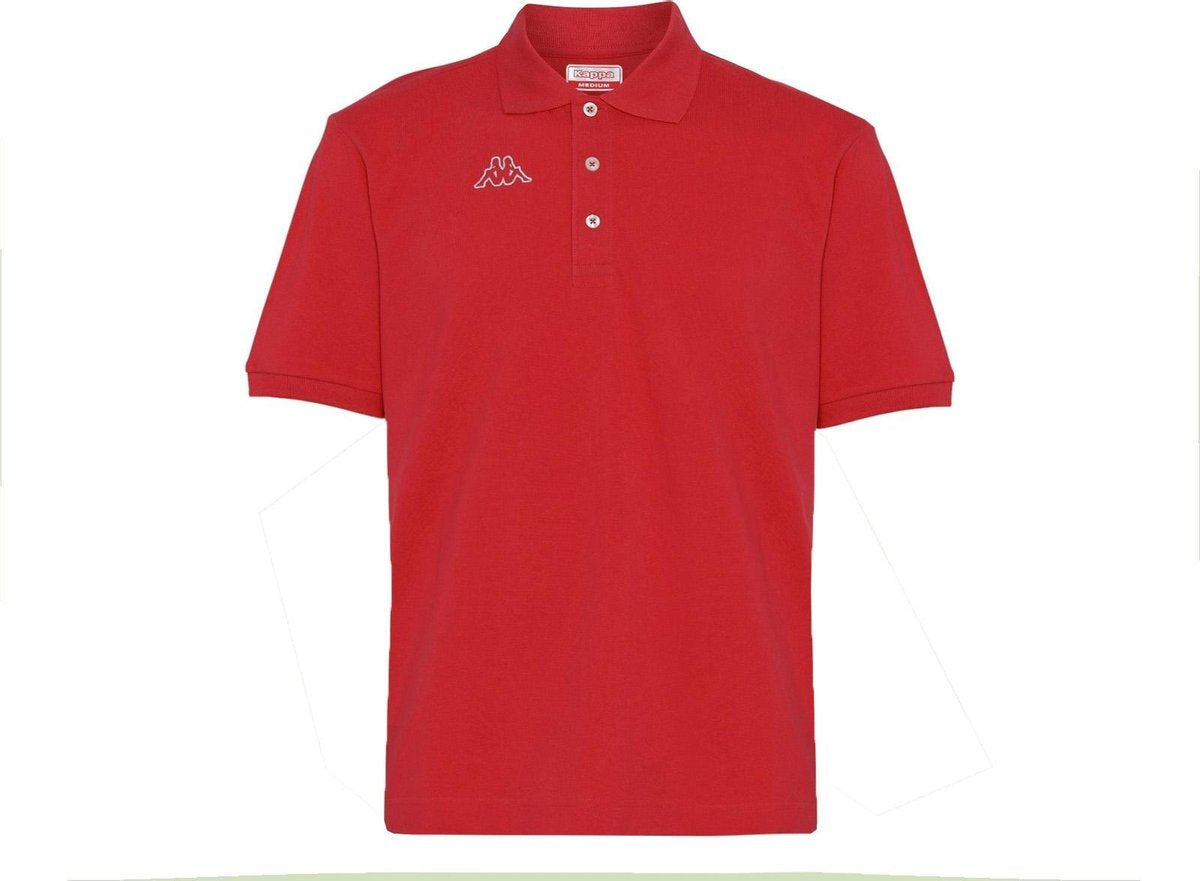 Kappa - Logo Life MSS polo  - Rood - Heren - maat  M