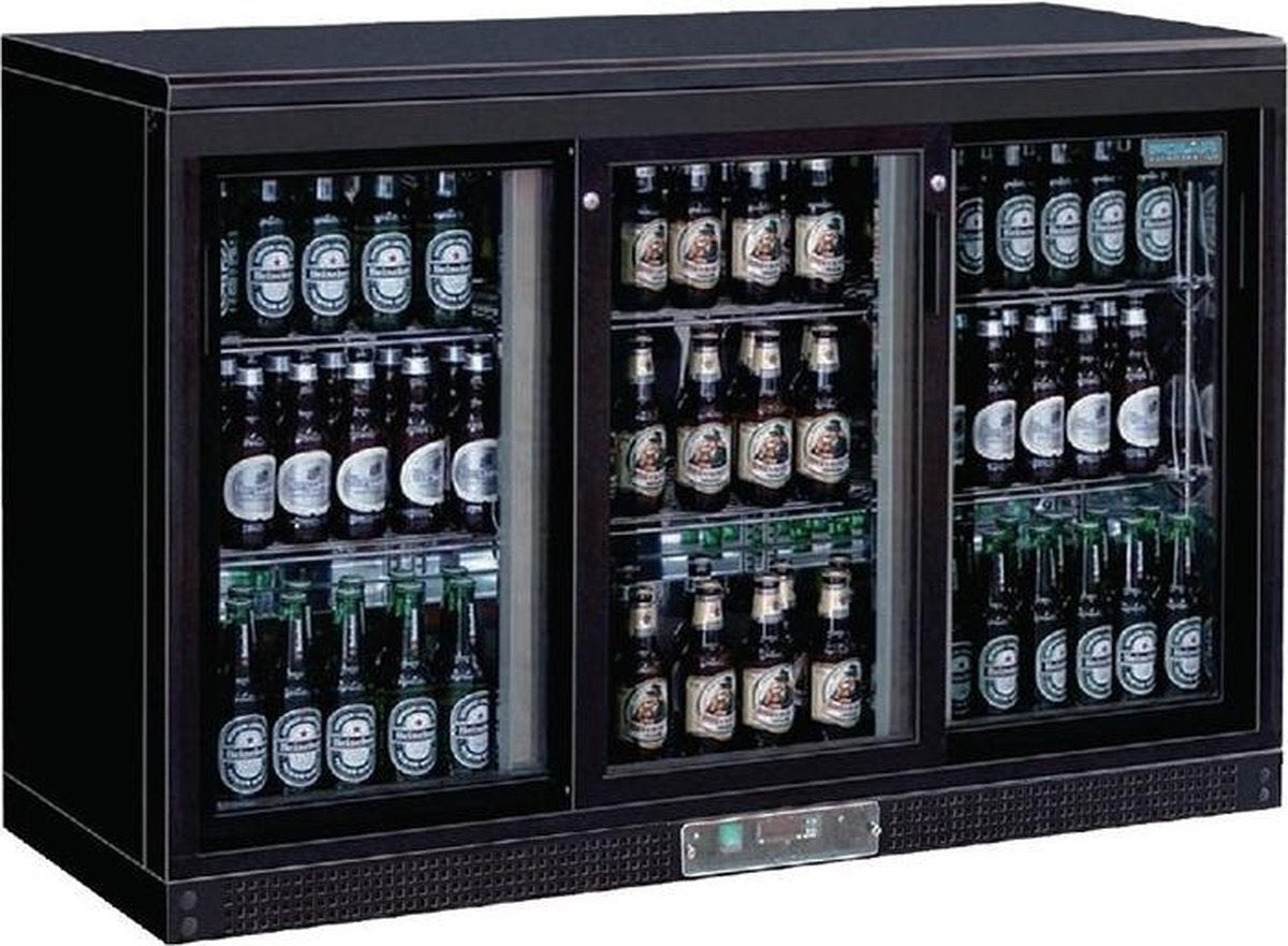 Polar Gekoelde bardisplay met 3 schuifdeuren 273 flesjes
