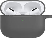 Hoesje voor Apple AirPods Pro Case Siliconen Hoes - Grijs