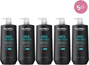 5X Goldwell Dualsenses for Men Hair & Body Shampoo 1000ml