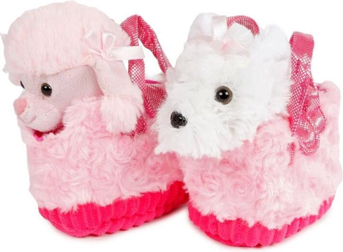 Pluche Hond in Tasje Assorti