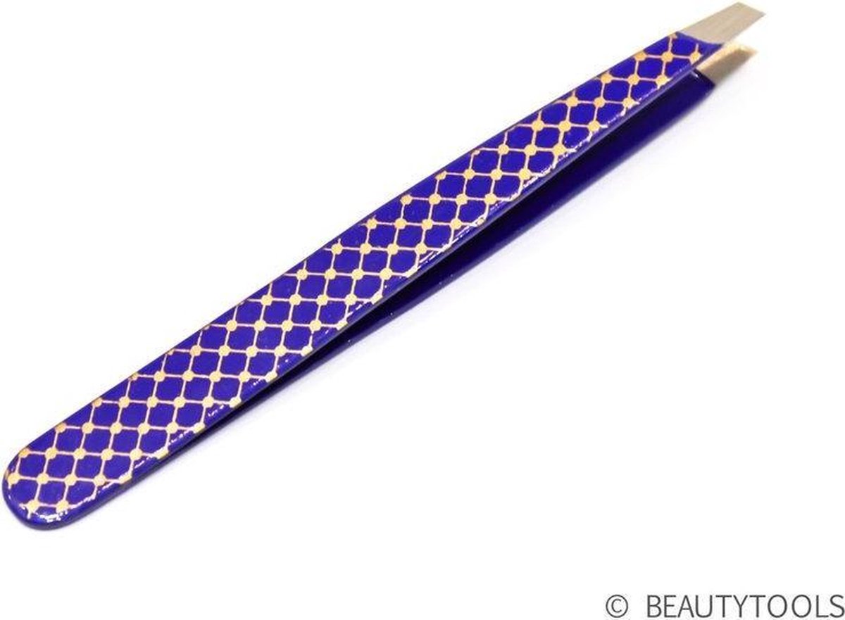 Pincet: Gold Blue Diamonds