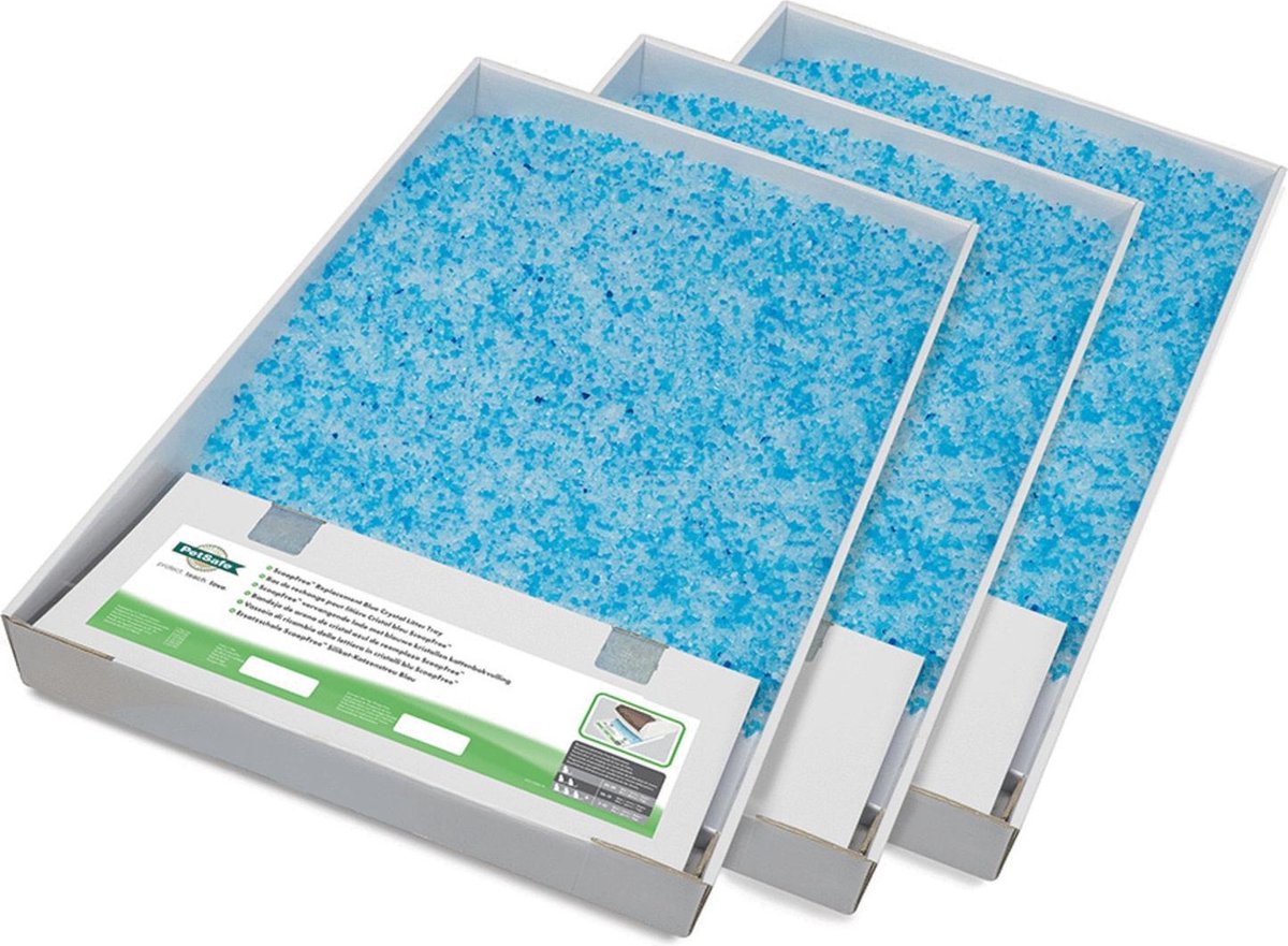 Petsafe ScoopFree® Replacement Blue Crystal Litter Tray (3-Pack) - 3-pack