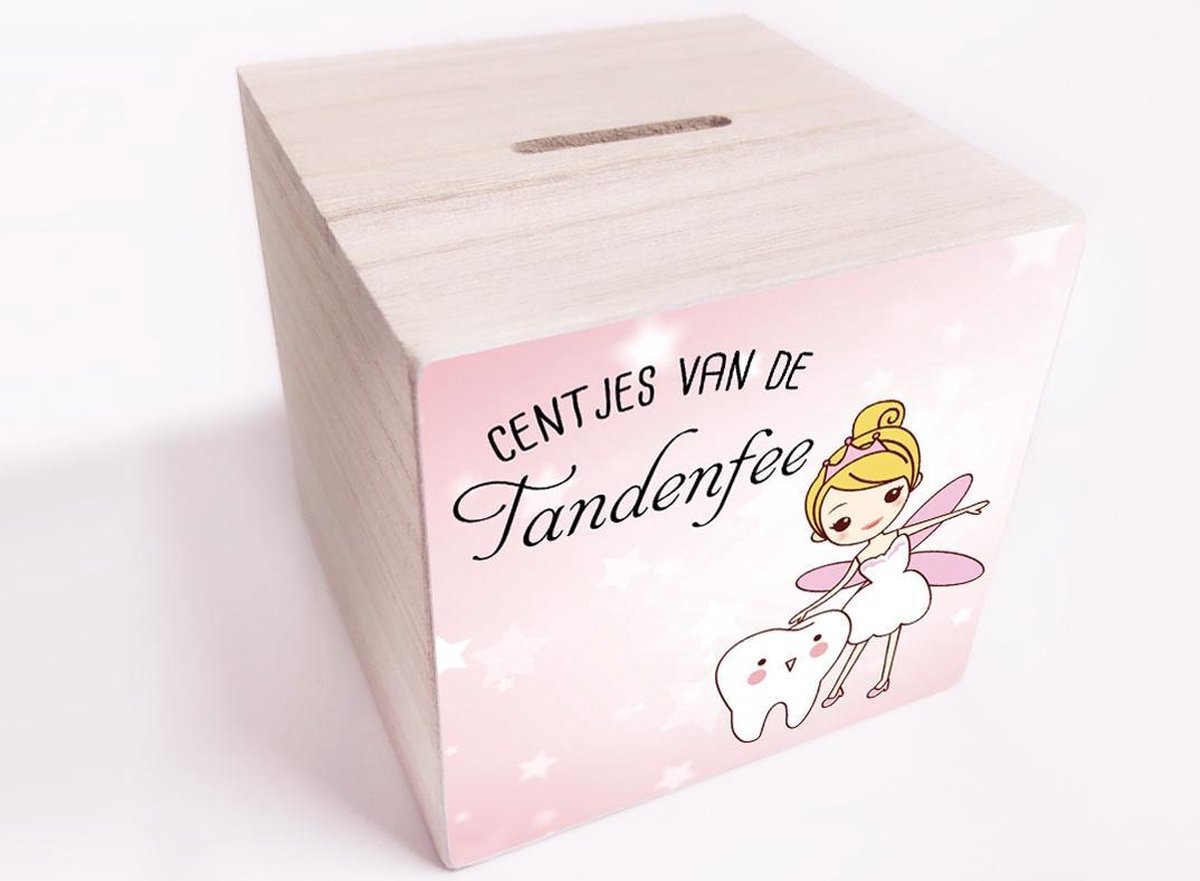 BrandLux Spaarpot | Tandenfee roze ster