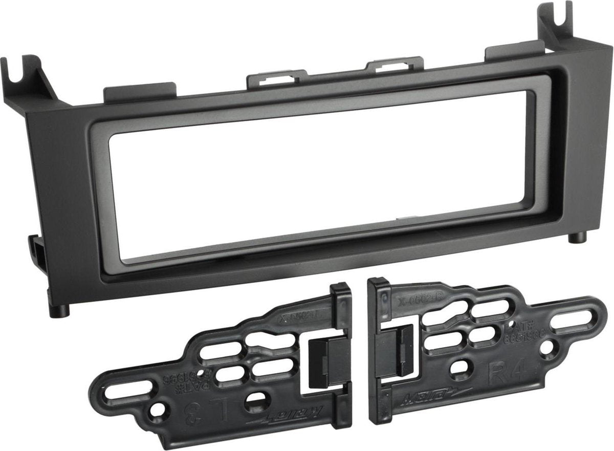 1-DIN Paneel Mercedes Benz GLK-Klasse 2008-2012 Kleur: Zwart