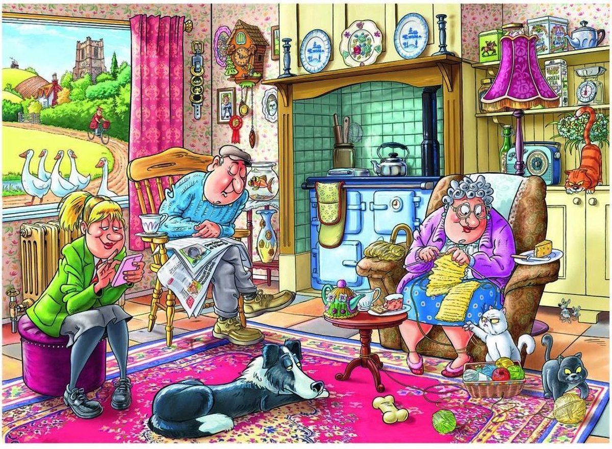Wasgij Mystery 17 Kabaal in de Keuken! puzzel - 1000 stukjes