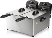 Domo DO560FR - Dubbele frituurpan - 2x3L - 3500W - RVS