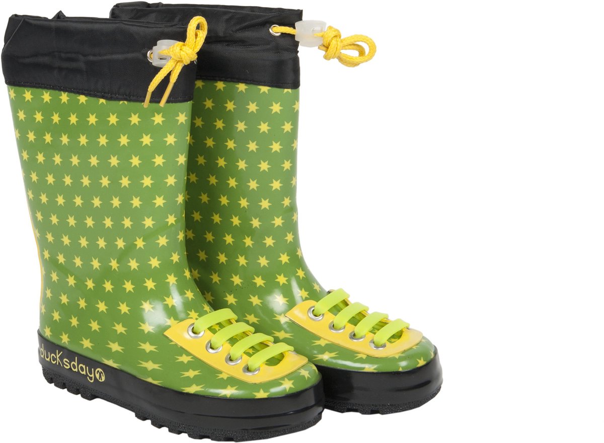 Ducksday - Regenlaarzen - Kinderen - Groen - maat 28