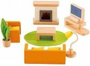 Poppenhuis meubeltjes woonkamer 12 dlg