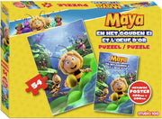 Maya - Puzzel - van de film Maya en het gouden ei - inclusief poster - 54 stukken