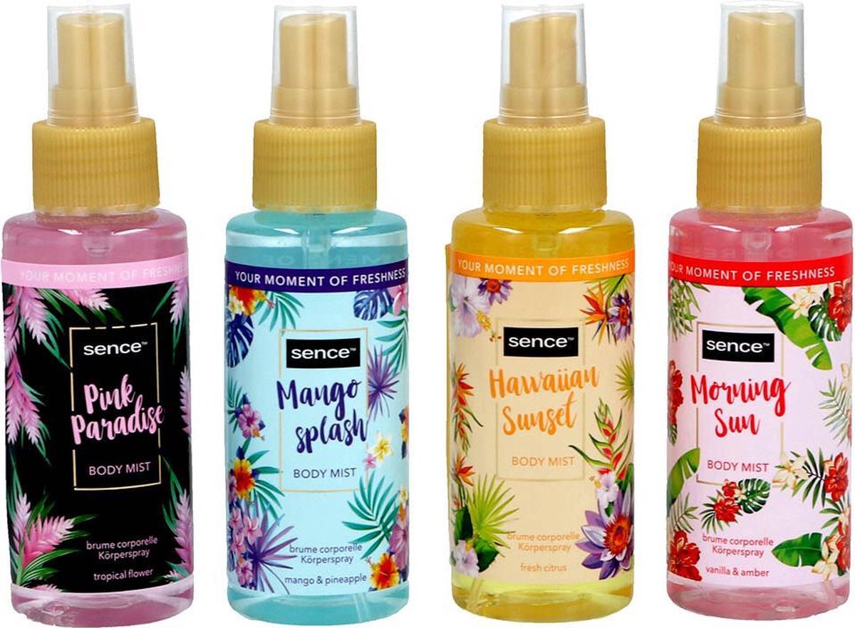 Sence Body Mist 100ml Voordeelbundel ( 4 stuks )