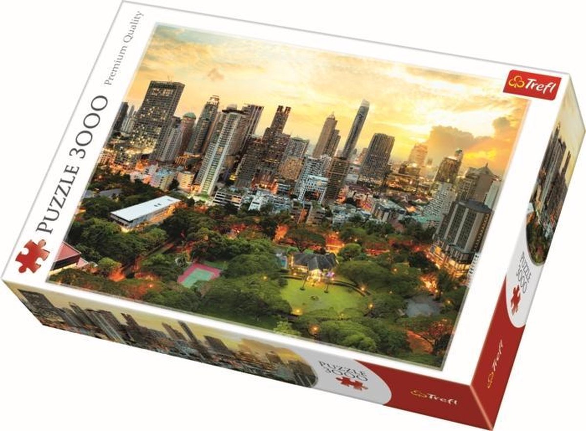 Zonsondergang in Bangkok