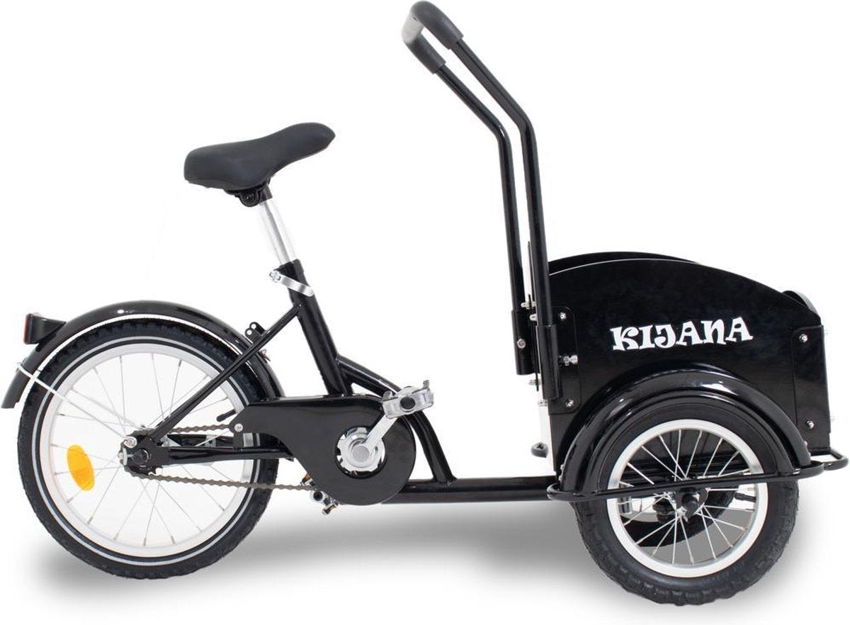 Kijana Kinder bakfiets mini - zwart