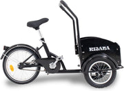 Kijana Kinder bakfiets mini - zwart