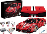 CaDa Ferrari Pista Italiaanse Supercar met motoren en afstandbediening 3187 bouwstenen