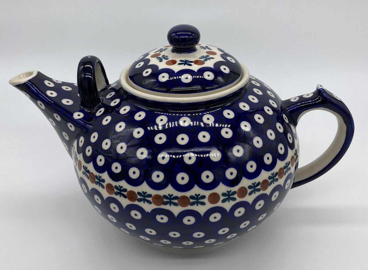 Bunzlau keramiek theepot libelle