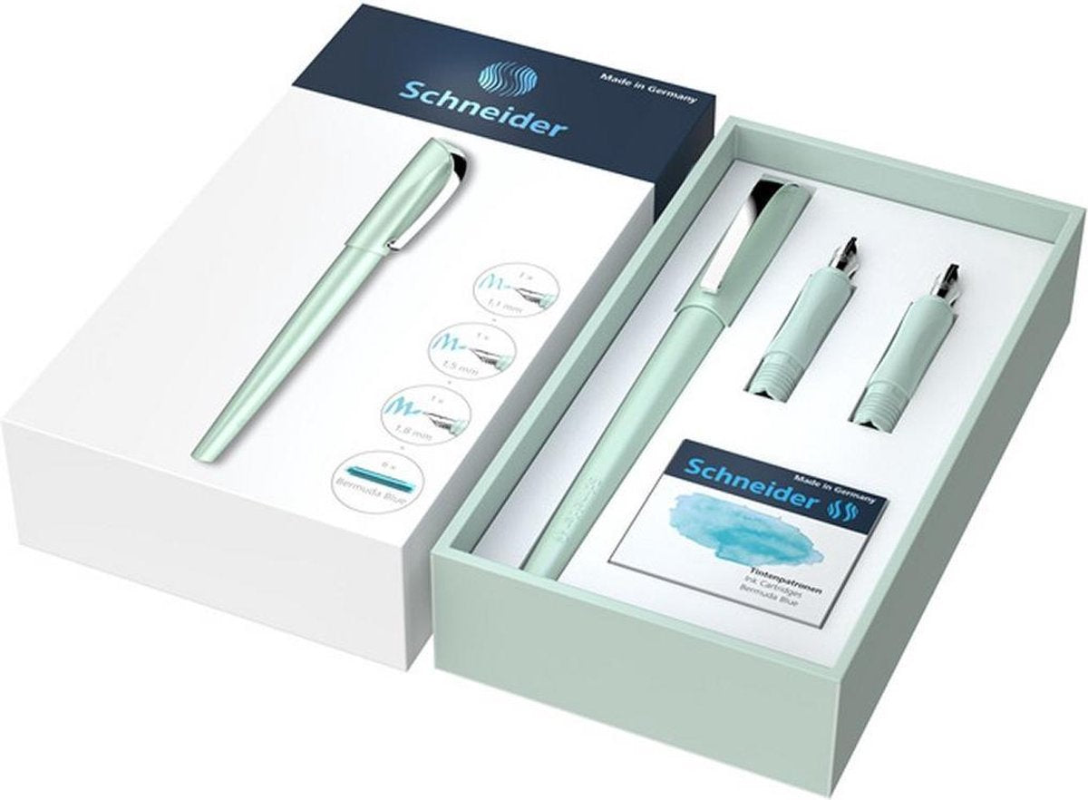 Giftbox Kalligrafie Schneider Callissima Mint S-143811