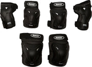 Roces Ventilated 3-Pack Skate Beschermingsset Zwart - Maat S
