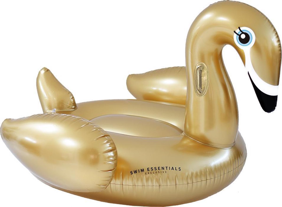 Swim Essentials Luxe Opblaasbare Zwaan Goud