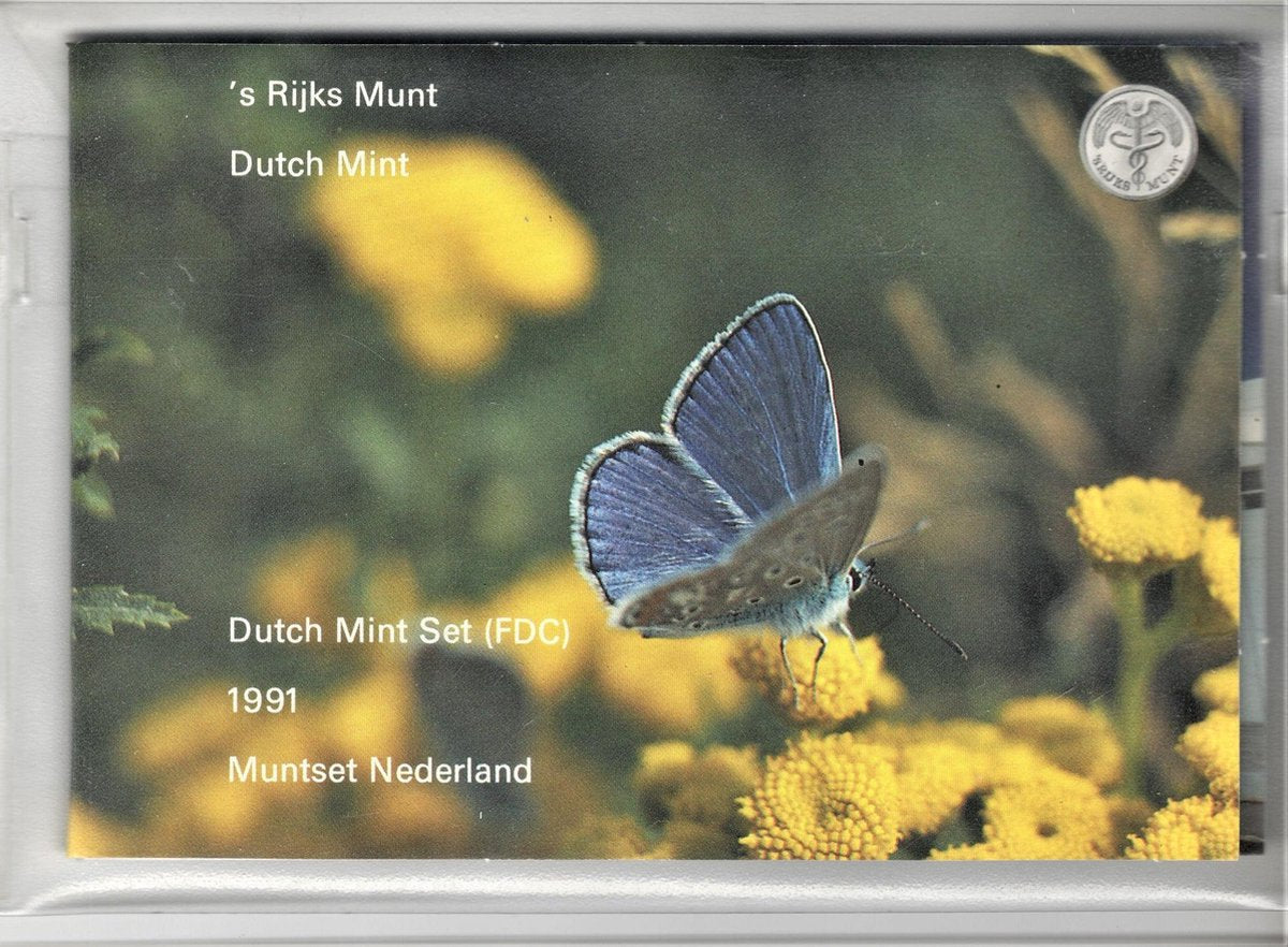 Nederland Jaarset Munten 1991 FDC - Drenthe