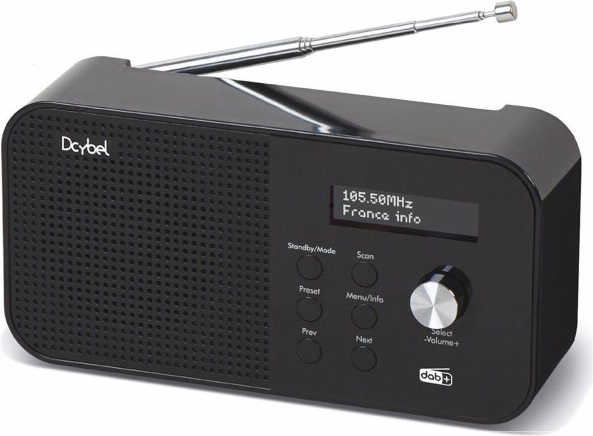 Dcybel DAB radio R300 (Zwart)