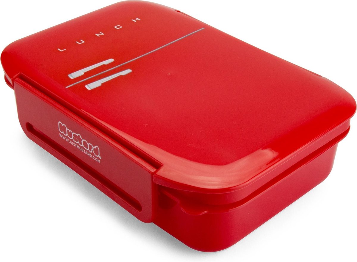 Mustard To Go Lunchbox - 950 ml - Koelkast - Rood